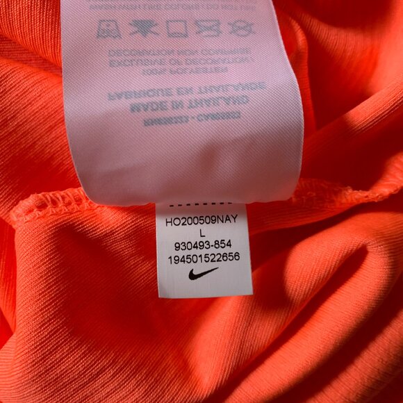 Nike Women’s Dri Fit Training Twist Crop Top Tank Athletic Ribbed Shirt- L- NWT - Picture 10 of 11